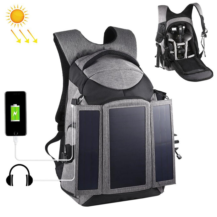 Professional Anti-theft and Waterproof camera and photographic Accessories Solar Backpack