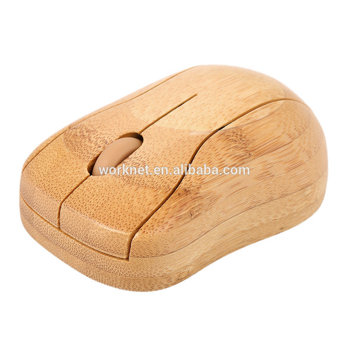 Wireless Bamboo Wood Mouse for pc/tablet 2.4Ghz