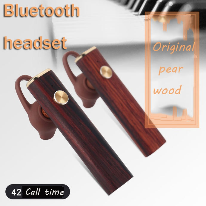Bluetooth 4.1 wireless  long standby pear wood  headphones